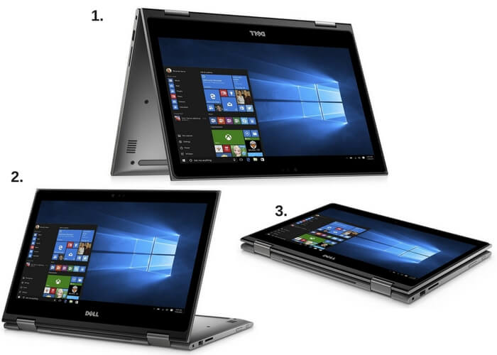 Dell Inspiron 13 5000 Series 2-in-1 Different Modes