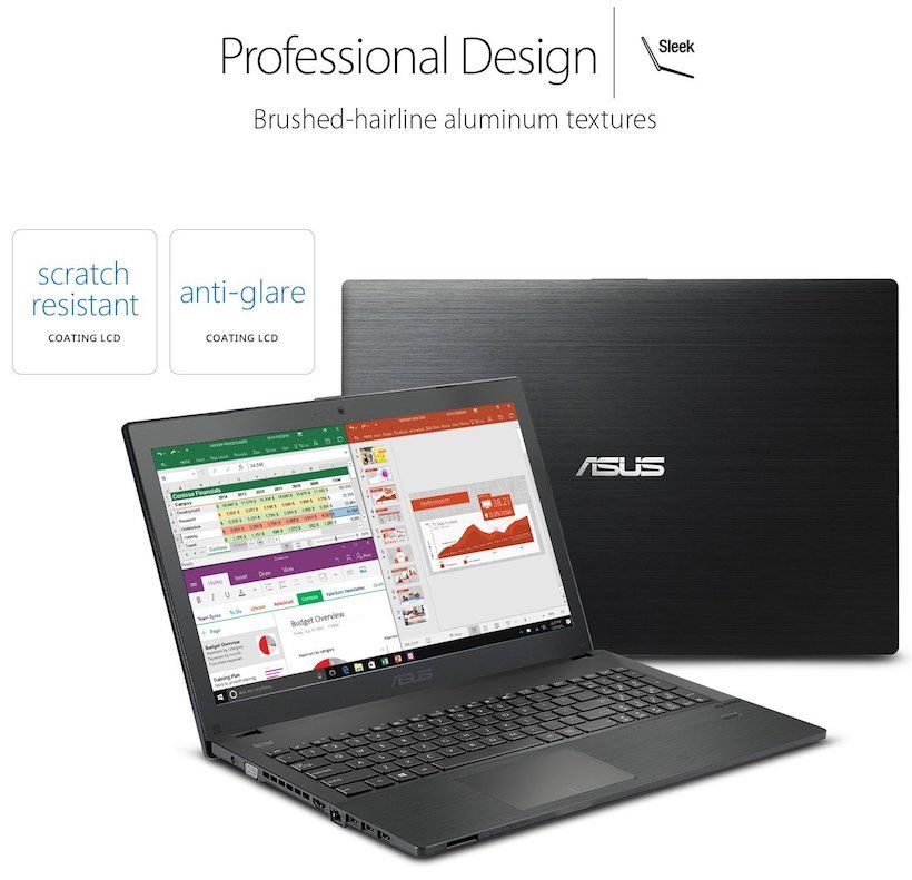 ASUS P-Series P2540UA-AB51 Business Laptop - Design and Build Quality