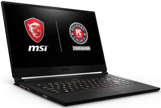 MSI VR Ready GS65 Stealth - les meilleurs ordinateurs portables pour le montage vidéo