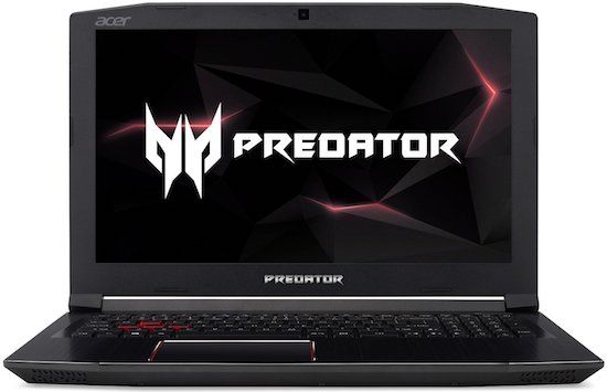 Acer Predator Helios 300 meilleur ordinateur portable pour le montage vidéo à moins de 1000 $