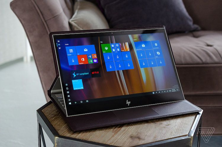 HP Spectre Folio in Standing Mode