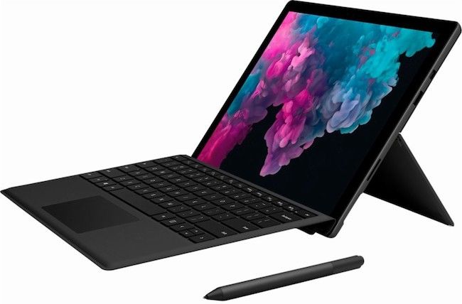 Microsoft Surface Pro 6 - best laptops for graphic design 2019