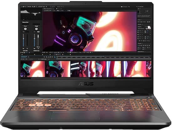 ASUS TUF A15 - best laptops for music production and djs