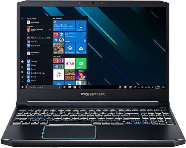 Acer Predator Helios 300 PH315-52-78VL Review - best gaming laptop in $1000 price range