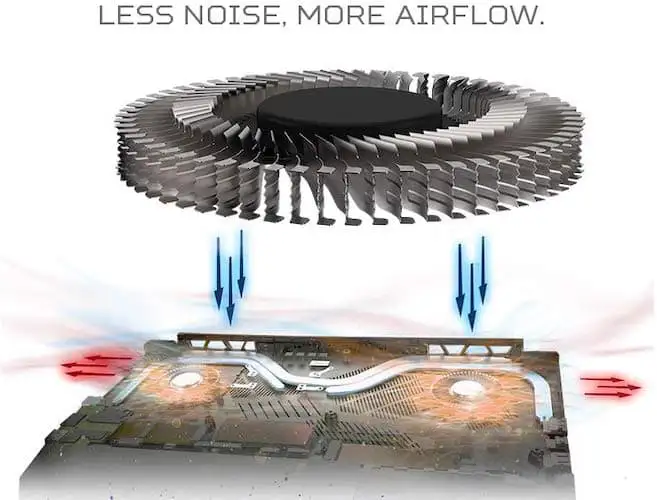 New 3D Aero Blade Fans on 2019 Acer Predator Helios 300 Gaming Laptop