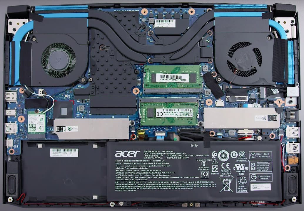 Hardware Upgradability Options in 2019 Acer Predator Helios 300 Gaming Laptop