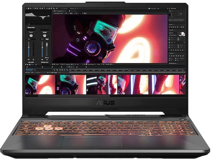 Video Editing on ASUS TUF A15 Laptop