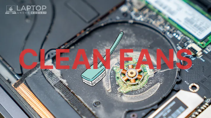 clean laptop fans to stop processor overheating