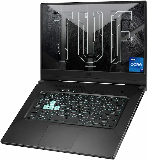 Asus TUF Dash 15 Thin and Light Gaming Laptop