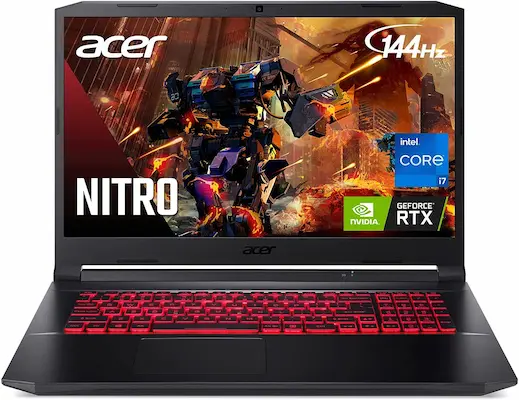 Acer Nitro 5 17 inch RTX 3050 Ti Gaming Laptop