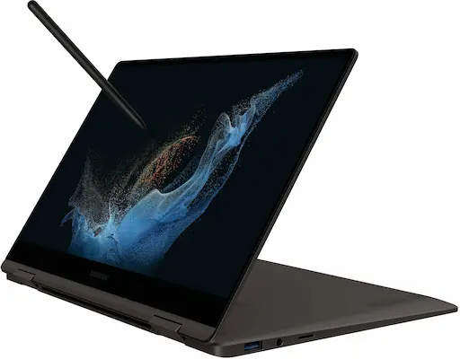 Samsung Galaxy Book2 360 with AMOLED display and S Pen for drawing