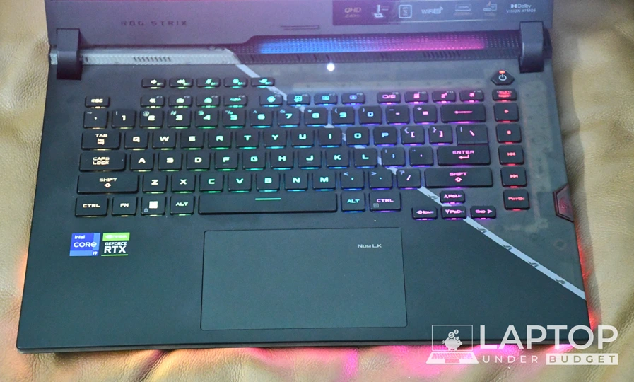 2022 Asus ROG Strix Scar 15 Per Key Customizable RGB Keyboard