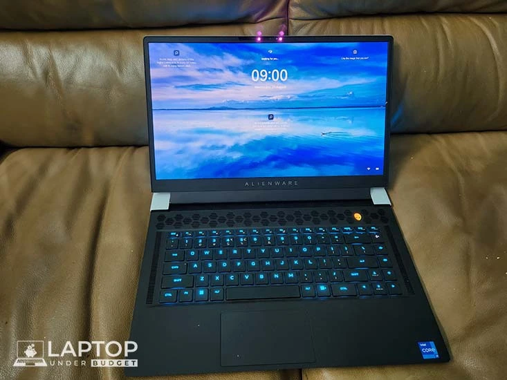 IR camera of Alienware x15 R2 15-inch Gaming Laptop