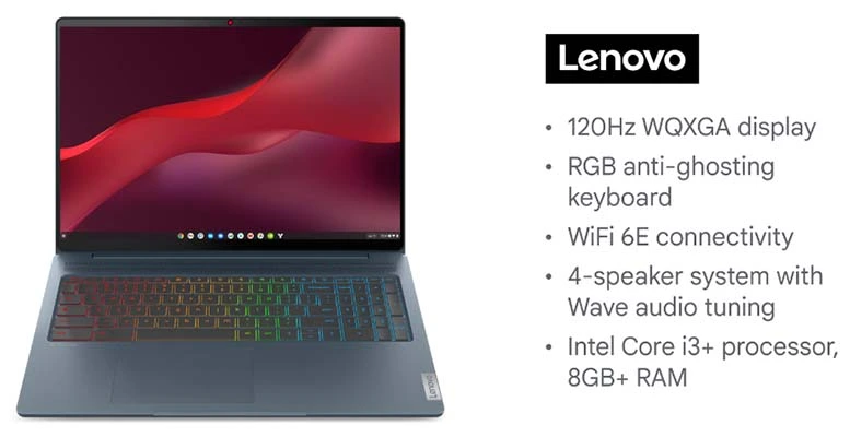 Lenovo IdeaPad Gaming Chromebook - Hardware Specifications