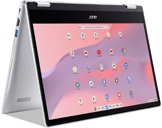 Acer Chromebook Spin 314 Converted in Tent Mode